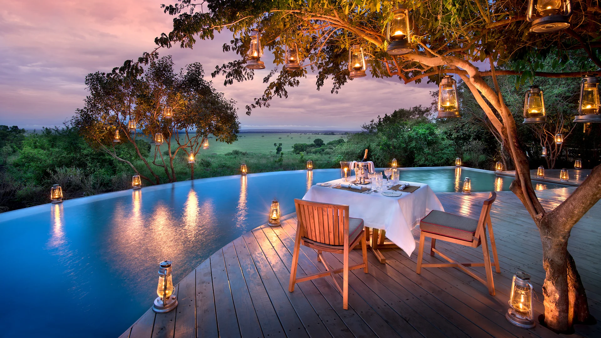 Kenya-Bateleur-Camp-North-Camp-deck-romantic-dinner